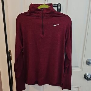 Nike Maroon/Deep Red Pullover with Logo